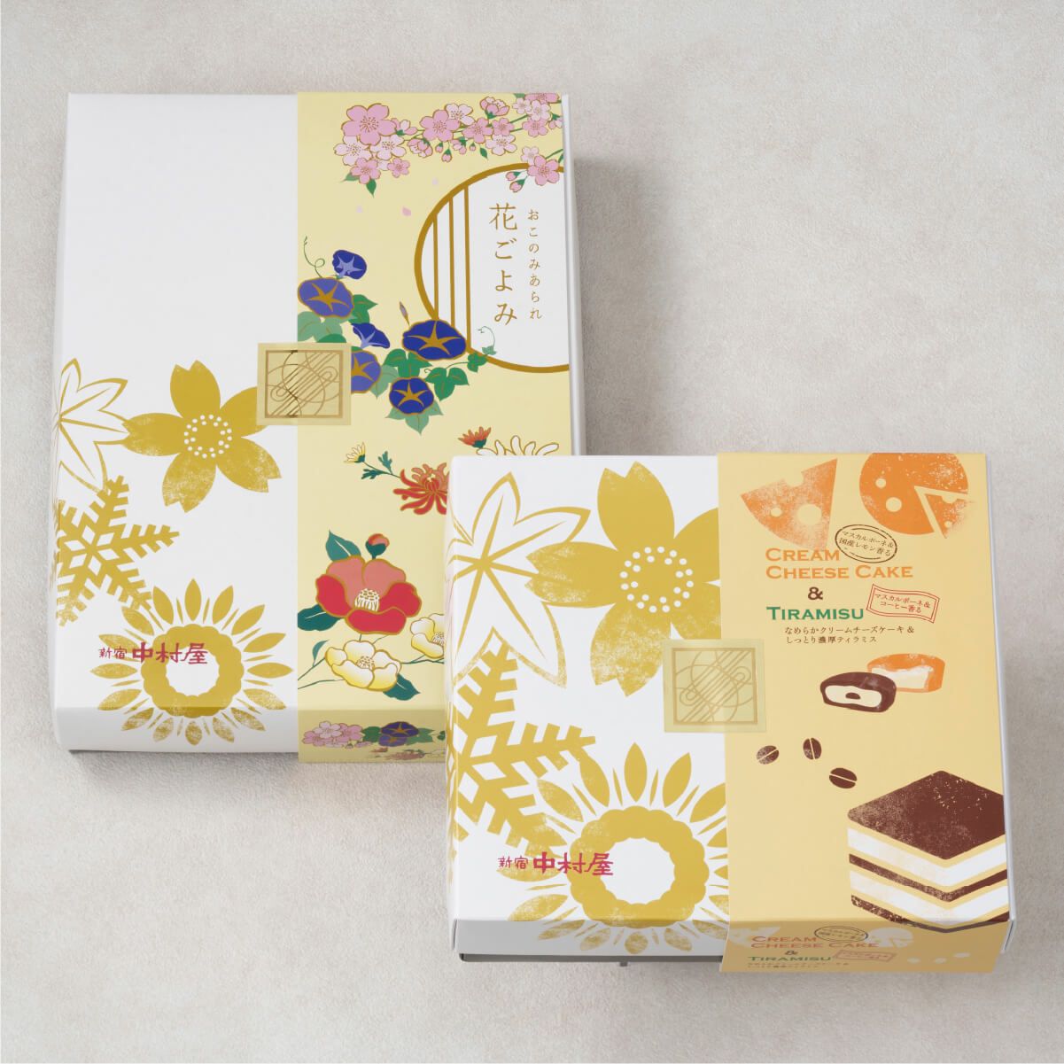チーズケーキ＆ティラミス・あられ詰合わせ　2折セットの商品画像